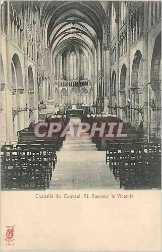 Cartes postales Chapelle du Couvent St Sauveur le Vicomte