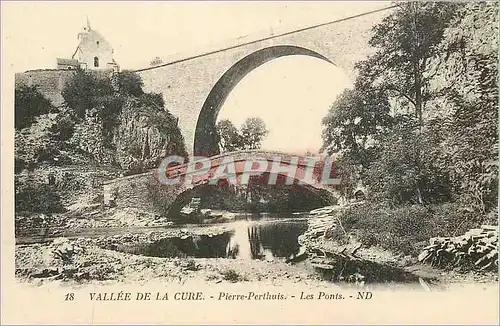 Cartes postales Vallee de la Cure Pierre Perthuis Les Ponts