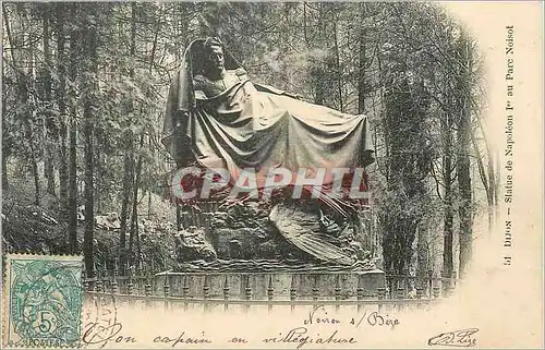 Ansichtskarte AK Dijon Statue de Napoleon 1er au Parc Noisot