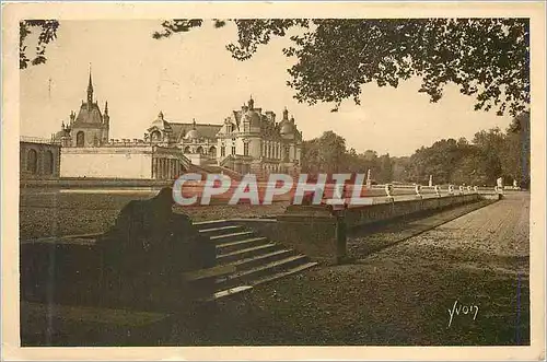 Ansichtskarte AK Chateau de Chantilly La Douce France Vue Generale du Chateau