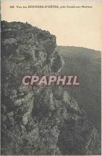 Cartes postales Vue des Rochers d'Oetre pres Conde sur Noireau