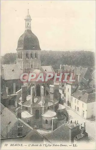 Ansichtskarte AK Beaune L'Abside de l'Eglise Notre Dame