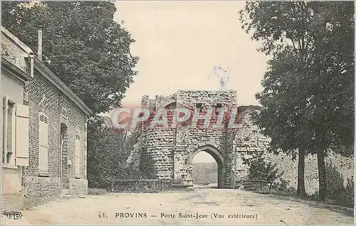 Cartes postales Provins Porte Saint Jean (Vue Exterieure)