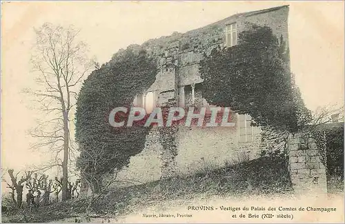 Ansichtskarte AK Provins Vestiges du Palais des Comtes de Champagne et de Brie (XIIe Siecle)