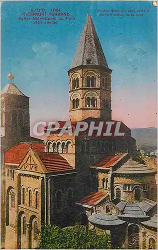 Cartes postales Clermont Ferrand Eglise Notre Dame de Pont (XIIe Siecle)