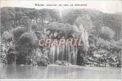 Ansichtskarte AK Paris Cascade du Bois de Boulogne