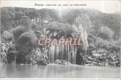 Cartes postales Paris Cascade du Bois de Boulogne