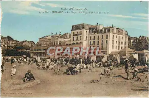 Ansichtskarte AK Dinard Cote d'Emeraud La Plage