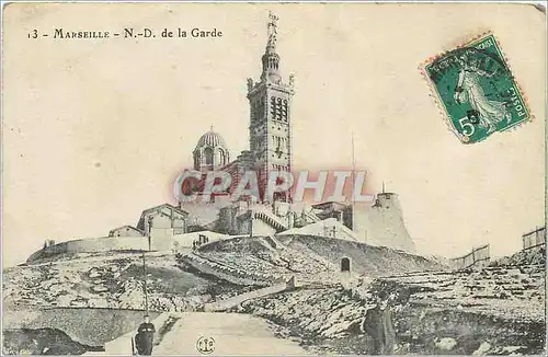 Cartes postales Marseille N D de la Garde