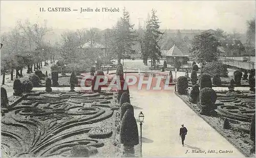Cartes postales Castres Jardin de L'Eveche