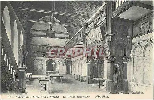 Cartes postales Abbaye de Saint Wandrille Le Grand Refectoire