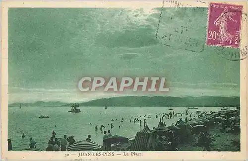 Cartes postales Juan les Pins La Plage