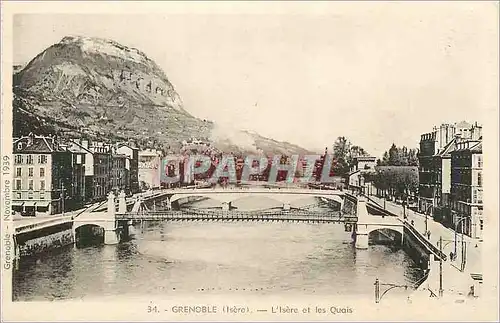Cartes postales Grenoble (Isere) L'Isere et les Quais