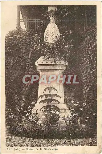 Cartes postales Ars (Ain) Statue de la Ste Vierge