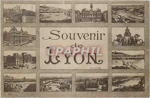 Ansichtskarte AK Souvenir de Lyon