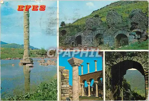 Cartes postales moderne Efes Harabeleri 4 ayri Gorunus