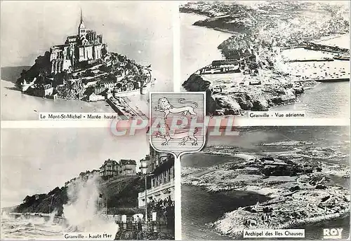 Cartes postales moderne Granville et ses Merveilles Le Mont Saint Michel Iles Chausey