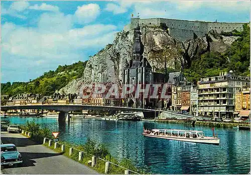 Moderne Karte Dinant Vue Generale