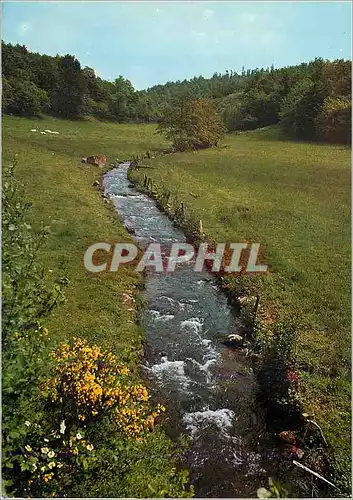 Moderne Karte Paysage de France Enivrez vous de tout Enivrez vous poetes (V Hugo)