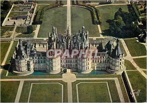 Moderne Karte Chambord (Loir et Cher) Les Chateaux de la Loire Contruit par Francois Ier dans le Parc de plus