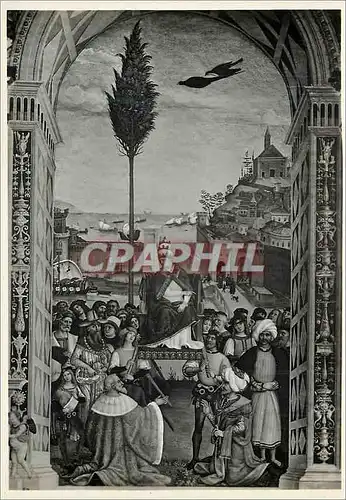 Cartes postales moderne Siena Cattedrale (Libreria Piccolomini)Enea Piccolomini tiene assemblea in Mantova per la Crocia