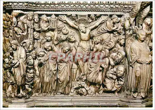 Cartes postales moderne Sienne (Siena) Le Dome Nicola Pisano La Chaire La Crucifixion