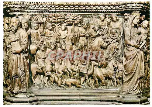 Cartes postales moderne Sienne (Siena) Le Dome Nicola Pisano La Chaire Voyage et Adoration des Mages