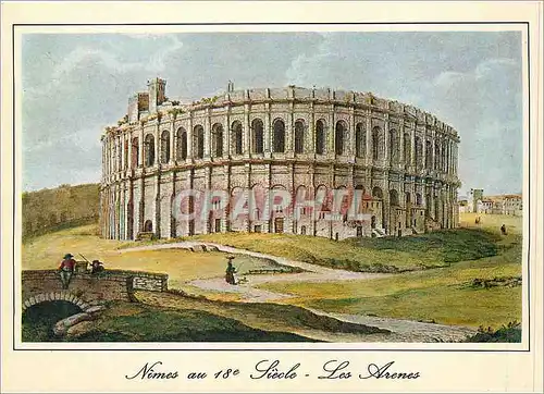 Cartes postales moderne Nimes au XVIIIe Siecle Les Arenes Musee de Nimes