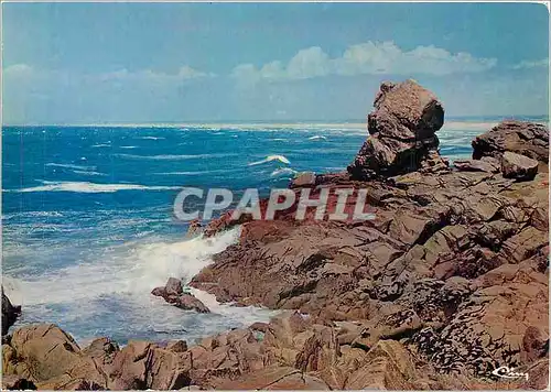 Cartes postales moderne Pointe de la Torche (S Finist) Les Rouleaux a la Pointe de la Torche Le Rocher le Corbeau