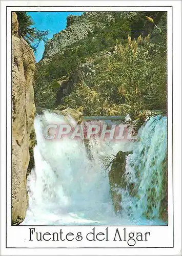 Cartes postales moderne Callosa d'en Sarria (Alicante) Rio Algar Cascada Toll Blau