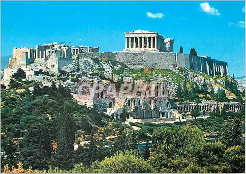 Cartes postales moderne Athenes Vue de l'Acropole