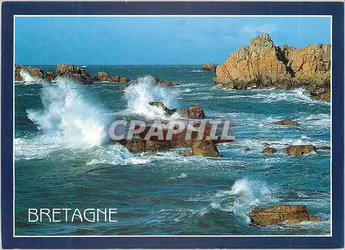 Cartes postales moderne Couleurs de Bretagne Jour de Tempete