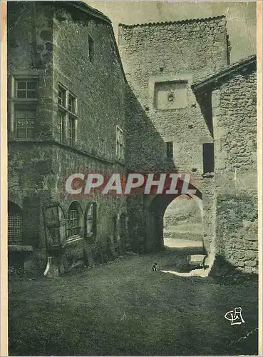 Cartes postales moderne Cite de Perouges (Ain) La Porte d'en Haut ou porte Fortifiee sur une avancee de la Cotiere Bress