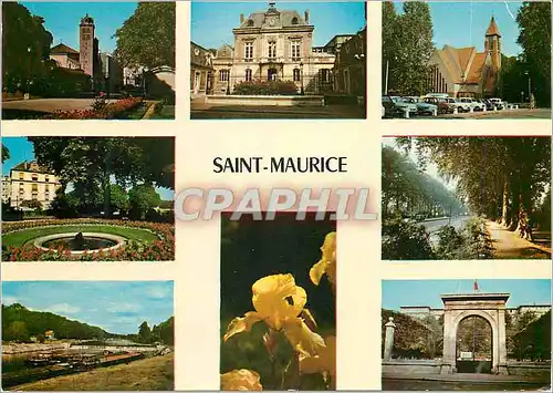 Cartes postales moderne Saint Maurice Images de France Divers aspects de la Ville