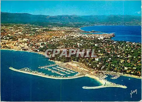 Moderne Karte Juan les Pins (Alpes Maritimes) La Cote d'Azur Miracle de la Nature Couleurs et Lumiere de Franc