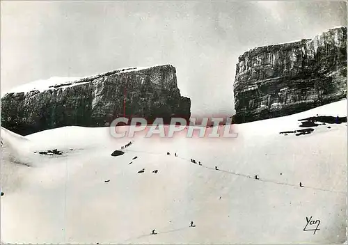Moderne Karte Gavarnie La Breche de Roland (alt 2804 m) Alpinisme