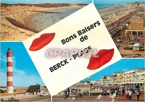 Cartes postales moderne Berck Plage (P de C) La Cote d'Opale La Baie d'Authie La Plage L'Esplanade Parmentier La Place d