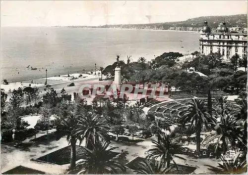 Moderne Karte Nice (Alpes Maritimes) Le Monument du Centenaire et le Chateau de Verdure