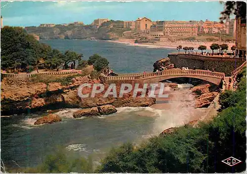 Cartes postales moderne Biarritz Reflets de la Cote Basque Le Basta et Vue sur le Phare