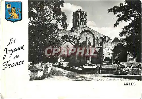 Cartes postales moderne Arles Les Joyaux de France Les Alyscamps Eglise St Honorat