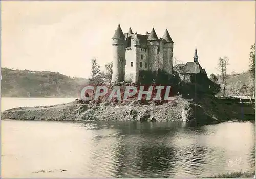 Cartes postales moderne Chateau de Vals Gorges de la Dordogne Cantal Correze Barrage de Bort Le Lac