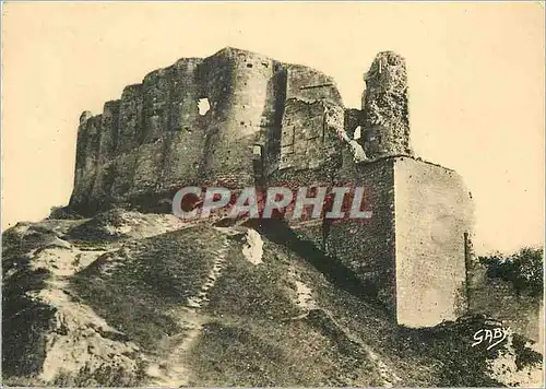 Moderne Karte Le Petit Andely (Eure) Le Chateau XIIe Siecle Tour du Donjon ou fut enfermee et mourut Marguerit