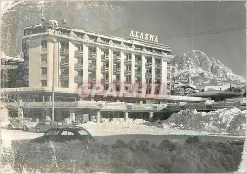 Moderne Karte Cortina d'Ampezzo m 1224 Hotel Alaska Club Europeen du Tourisme