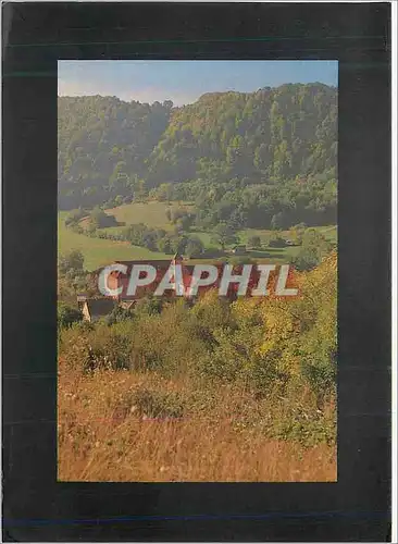 Cartes postales moderne Reflets du Doubs Plateau de Miche ancienne Abbaye de Vaulcuse En Franche Comte
