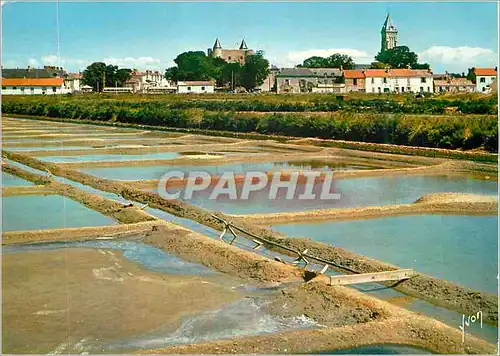 Cartes postales moderne Ile de Noirmoutier (Vendee) Couleurs et Lumiere de France Vue sur Noimoutier et son Chateau pris