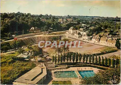 Moderne Karte Falaise La Piscine et le Camping