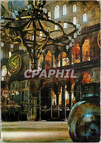 Cartes postales moderne Istanbul Turkey Interior of Saint Sophia Museum