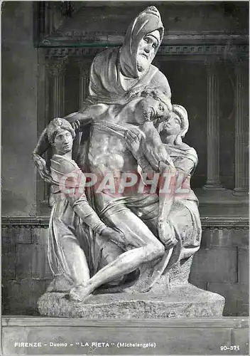 Cartes postales moderne Firenze Duomo La Pieta (Michelangelo)