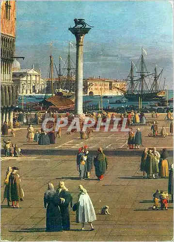 Moderne Karte Venezia Piazzetta S Marco (particolare) (Galleria nazionel Roma)