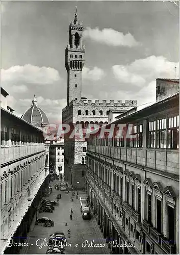 Cartes postales moderne Firenze Gli Uffizi e Palazzo Vecchio